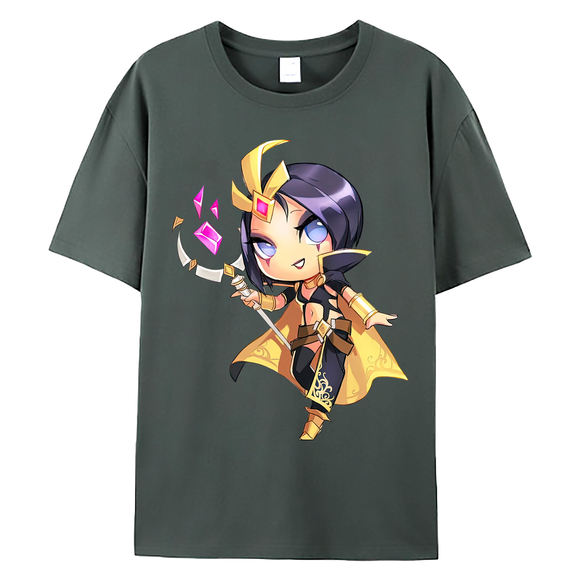 （画像用） リーグ・オブ・レジェンド League of Legends LOL 綿100％ メンズ半袖Tシャツ｜肌触りやわらか＆通気性